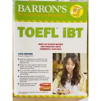 在飛比找蝦皮購物優惠-【二手】Barron’s TOEFL iBT 15th ed