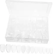 Beavorty Full Coverage Press Nails Kit Short Nail Tips Abs Material for Professional Manicure