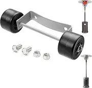 Havyduti Outdoor Heater Replacement Parts Patio Heater Wheel Kit, Suitable for Most Outdoor Round Stand Up Propane Heater