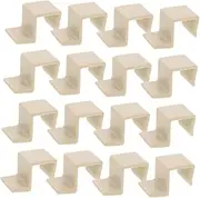 COOPHYA 20pcs Crib Accessories Bed Rail Brackets Hinges Replacement Bed Frame Legs Bed Frame Fittings Center Support for Bed Frame Bed Frame Hook Brackets Heavy Duty Bed Rail Fittings