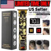 Beard Hair Trimmer for Men Professional Cordless Zero Gapped Edgers Clippers