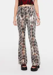 [dELiA*s by Dolls Kill] Snakes & Ladders Flare Pants