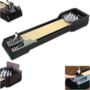 Table Top Bowling Gadget Kids Gift Set,Tabletop Mini Bowling Game Set,Table Top Bowling,Table Top Bowling Game,Mini Bowling Set,Bowling Gadget,Funny Party Desktop Gifts for Men Women Kids Teens (1set)