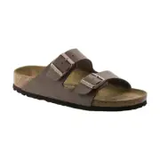 Birkenstock Arizona Birkibuc Sandals - Mocha Birko-Flor Nubuck, EU 40/L:9 M:7