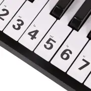 Piano Keyboard Stickers Scale Staff Decals Removeble For Synthesizer Hand Ro HR6
