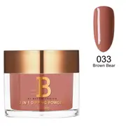 Billionaire SNS Gelish Dip Dipping Acrylic Nail Powder 033 Brown Bear 56g