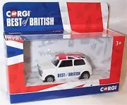 Corgi Best of British Classic Mini Diecast Model Union Jack Roof 1:36 Scale new