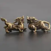 Set of 2 Oriental Mythical Dragon Chopstick Rest Intrincate Detailing Ornament