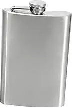 LABRIMP 10oz Stainless Steel Hip Flask for Men Portable Flask Mini Funnel for Vodka Whisky Liquor Leakproof Flask Screw Cap Holder