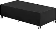 DOITOOL Furniture Cover Furniture Set Chair Cover Outdoor Furniture Rain Cover Patio Cloth Couch Cover Outdoor Tablecloth Furniture Protector Covers Heavy Picnic Table 210d Oxford Cloth