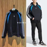 在飛比找Yahoo!奇摩拍賣優惠-adidas 三葉草 2023-9月 HOODIE 有帽撞色