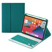 Catzon iPad Mini 6 Keyboard Case Slim Shell Lightweight Case With Magnetic Wireless Keyboard-Dark Green