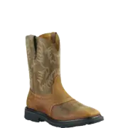 Ariat Men's Sierra Aged Bark Wide Square Steel Toe Work Boots 10010134