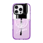 iPhone 16 Pro Impact Ring Stand Case MagSafe Compatible Glitter Nail Lacquer