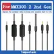 適用於 beyerdynamic MMX300 2 2nd Gen 耳機線 音頻線 延長線 頭戴式耳機轉接線 替換線材