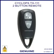 TX-101 Cyclops REM-111 car immobiliser remote for P275 6XR Paralyser systems