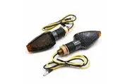 2x Mini LED Indicators Motorcycle MotorBike LED Blinkers Honda Suzuki Yamaha KTM