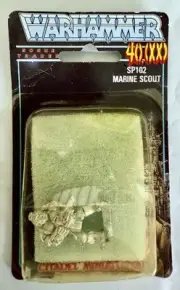 Warhammer 40K Marine Scout NIB Metal - Rogue Trader, Rare OOP SP102