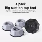 4 Pcs Anti Vibration Slipstop Silent Feet Mat Universal Washing Machine Stand~