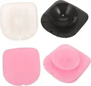 Ipetboom 4pcs Silicone Makeup Brush Holder Travel Friendly Makeup Brush Covers for Clean Storage Ergonomic Design
