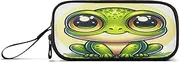 Cute Cartoon Frog Big Eyes Pen Pencil Case, Big Capacity Pencil Case, Zipper Pencil Pouch