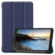 MCC For Samsung Galaxy Tab A (2019) 8.0" T290 T295 PU Leather Folio Case Cover [Dark Blue]