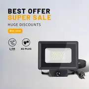 Outway 4x Outdoor LED Flood Light 20W Motion Sensor Security Lights Waterproof