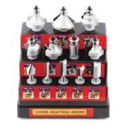 Wood Crafter Carbide Super Hard Router Bit Set TRB-12S F/S w/Tracking# Japan New