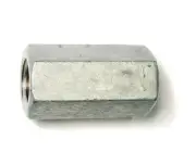 7/8"-9 X 2-1/2" ROD COUPLING / COUPLING NUT316 Hot Dipped Galvanized STEEL 1Pack
