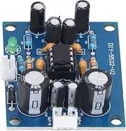 NE5532 Op Amp King, 5X Magnification Preamplifier Board PCB, 12-35V Power Supply, Easy to Use for Low Sensitivity Audio Sources