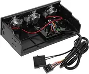 Angoily PC Computer Front Panel Case Speaker Black Electronic Computer Accessory Computer Supplies Reusable Computer Panel Case Speaker Magnet Abs