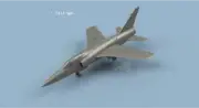L'Arsenal Models 1/350 F11F TIGER UNFOLDED WINGS (5) 3D Printed