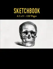 Sketchbook: 120 Pages Unlined Drawing Notebook, 8.5X11 Large Sketch for Doodling