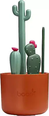 BOON Cacti Bottle Cleaning Brush Set (4Pcs) Terracotta