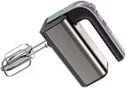 Hand Mixer Electric, Handheld Mixer With Speed, Electric Mixer for Dough, Egg, Cake, Stainless Steel Accessories, Snap on Storage Case