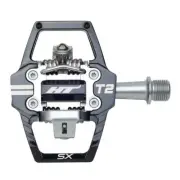 HT Components, T2-SX BMX-SX, Pedals, Body: Aluminum, Spindle: Cr-Mo, 9/16'', Bla