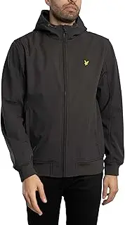 [LYLE & SCOTT] Men's Mesh Back Softshell Jacket, Gunmetal