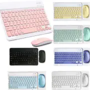 Slim Bluetooth Wireless Keyboard with Mouse Combo 7 Colors Fits PC Laptop Mac