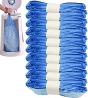 Trash Bags - Diaper Refill Bag, 10pcs Anti-tear Replacement Sacks | Poop Sacks For Waste Baby Diaper Replacement, Diaper Changing Refill Bags For Travel Bedroom Living Room Hotel Bathroom