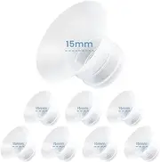 Breast Pump Flange Insert Compatible with Momcozy m5 Replacement Parts Momcozy s12 Pro Replacement Parts Spectra/Medela/Elvie/Tsrete/Eufy/Lansinoh Breast Pump 15mm Flange Inserts for Spectra 8PCS