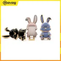 在飛比找Yahoo!奇摩拍賣優惠-機車手機架 Ryra指環手機座卡通兔子立體折疊懶人手機背貼墊