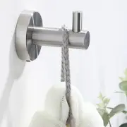 Wall Mounted Stainless Steel Towel Toilet Paper Hook Robe Holder Bathroom Rack 7