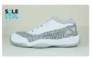 NIKE AIR JORDAN 11 RETRO LOW GS IE BG WHITE-COBALT Shoes 768873-102