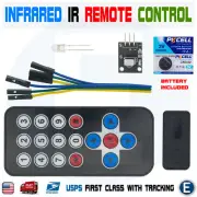 Infrared IR Receiver Module Wireless Remote Control Kit + CR203 Battery Arduino