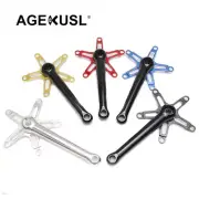 Aceoffix Bike Crankset Bicycle Square Crank Arm For Brompton Dahon BCD 130mm