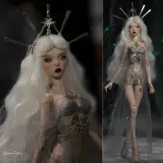 1/4 BJD Doll Girl Supermodel Bare Body Resin Ball Jointed Eyes Face Makeup
