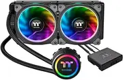 Thermaltake Floe 280mm, 16.8 Million Color Software Enabled (TT RGB Plus/Alexa/Razer Chroma), AMD (AM5/AM4)/Intel (LGA 2066/1200), AIO CPU Liquid Cooler CL-W167-PL14SW-A for Desktop