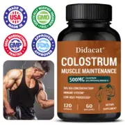 Bovine Colostrum Capsules 500mg Support Gut Digestive Health Immune Booster