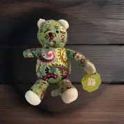 Vera Bradley Bear Tutti Frutti Plush Mint Green Stuffed Animal Teddy Bear
