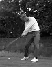 Golf British Open Usa's Jack Nicklaus Drives From The Tee 2 Old Photo